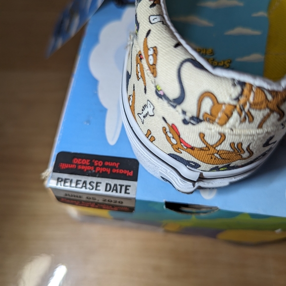 Vans Junior Classic Slip-On The Simpsons Family Pets Sneakers Size 6.5 J - Picture 13 of 17